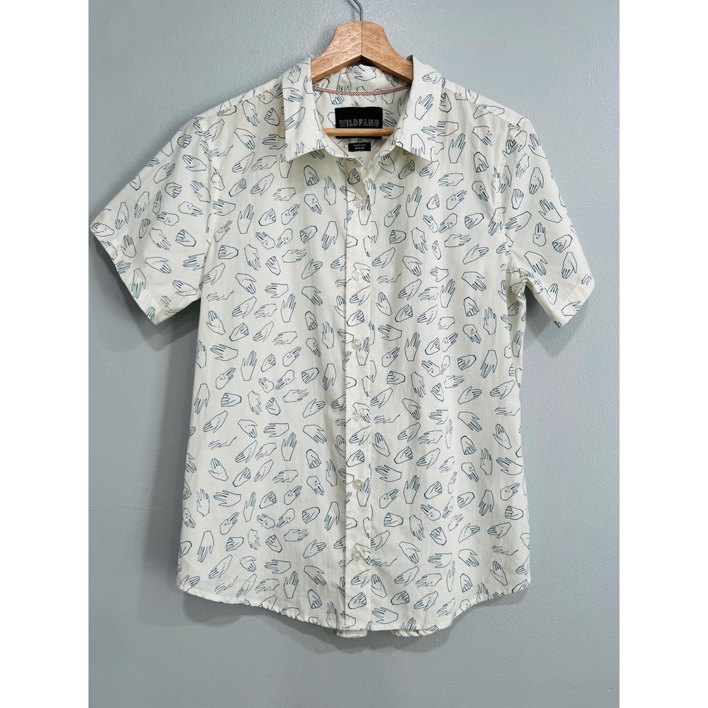 Wildfang men button up shirt size M